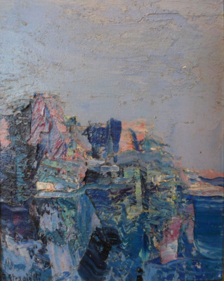 Rocher en bord de mer